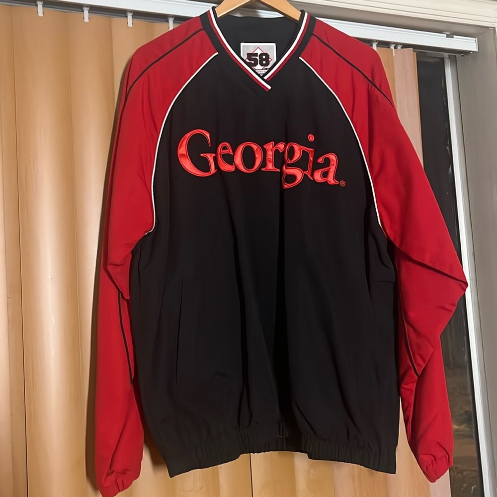 GEORGIA,Vintage sweatshirt, Size Large, great condition, black and red, Georgia